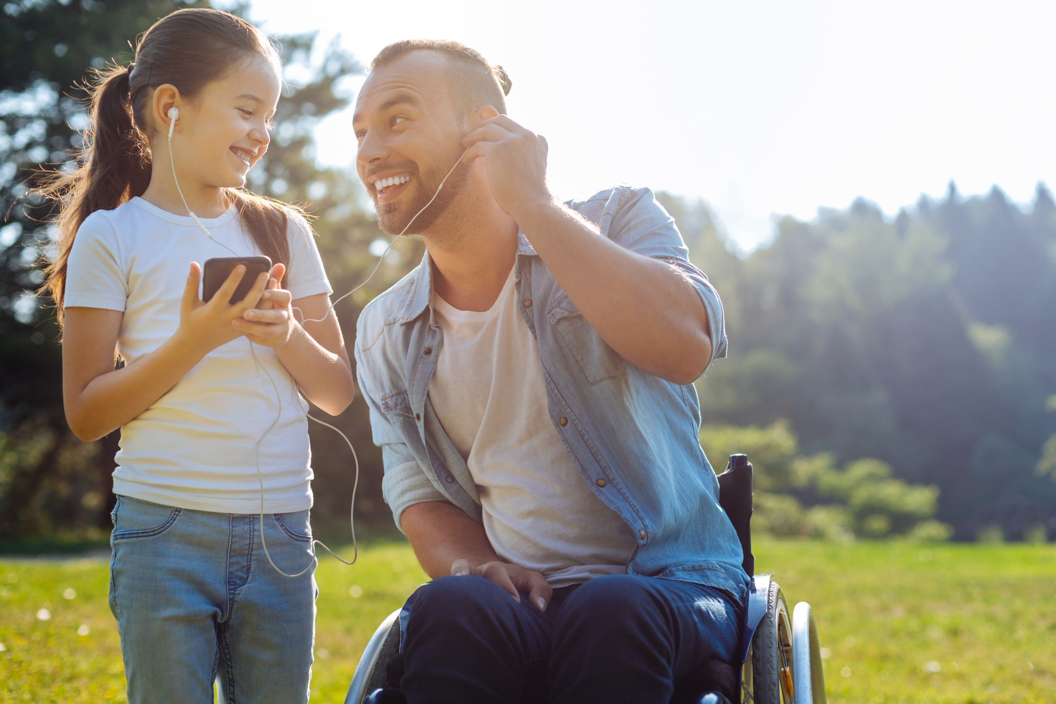 Disability Support Services ( Nurse assists woman in wheelchair )